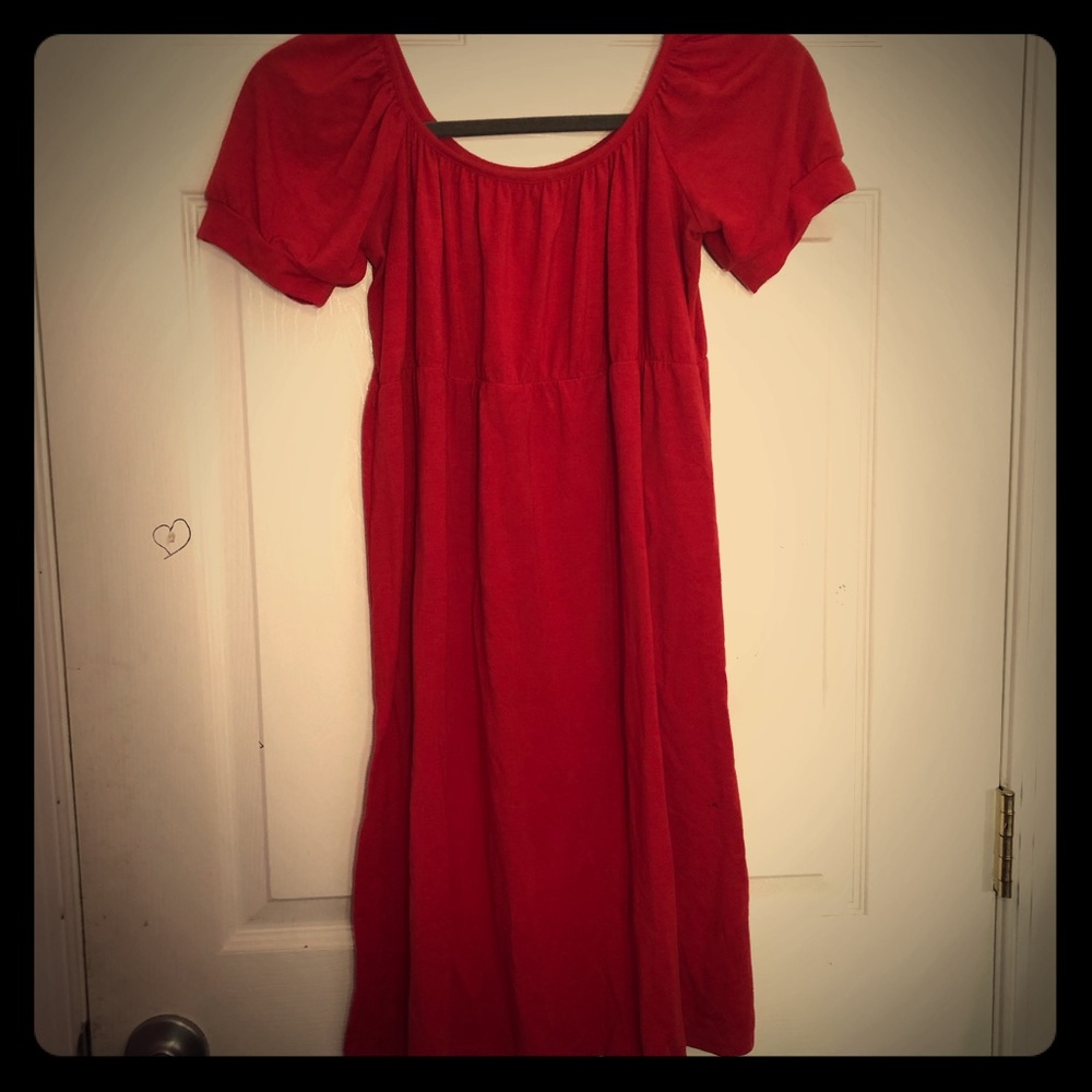 Red sundress